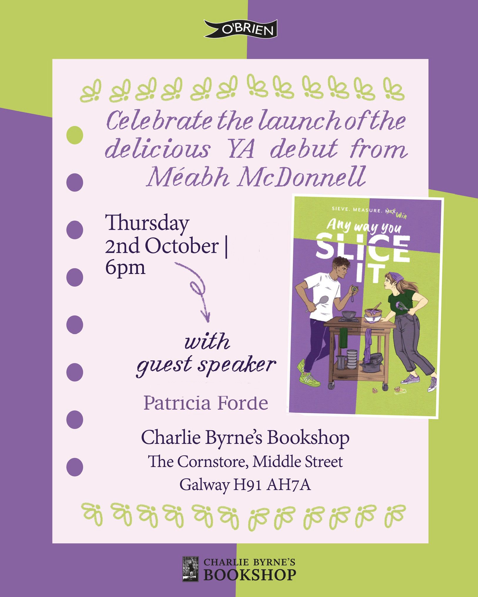 book launch poster